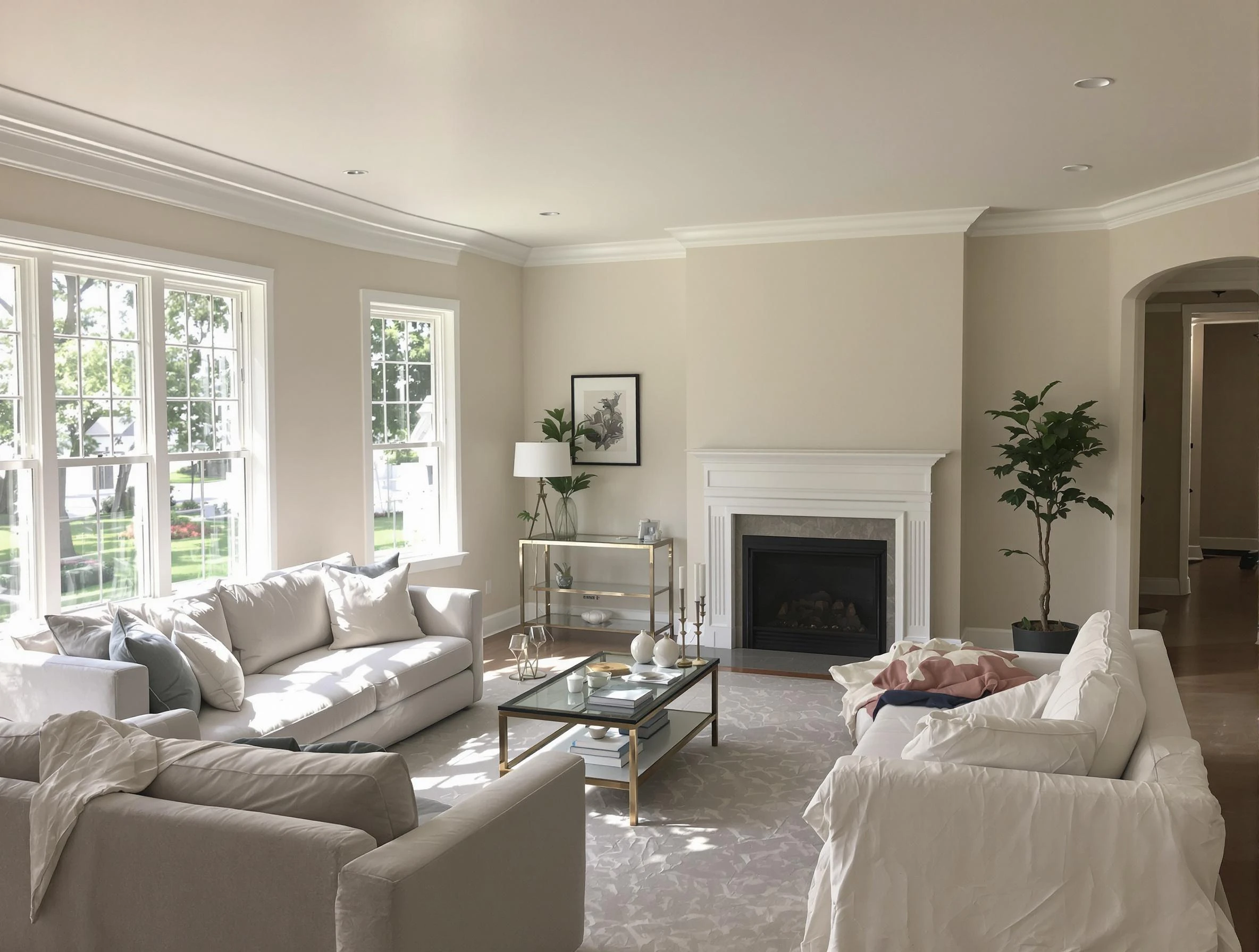 Interior painting by Akron House Painters experts in Akron, OH